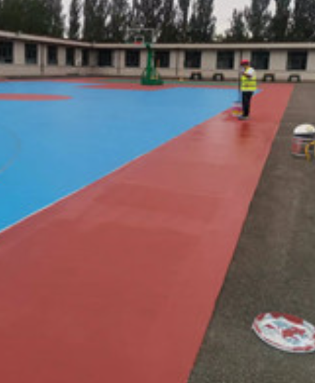 乌鲁木齐旧篮球场地面改造翻新整改   